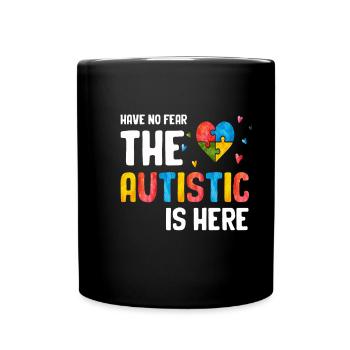 Autismus Geschenk Autist Asperger ADHS Autism - Tasse einfarbig - Schwarz - Vorne
