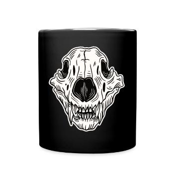 Skull Skeleton Skull Horror Cadeau d’Halloween - Mug uni - noir - Devant