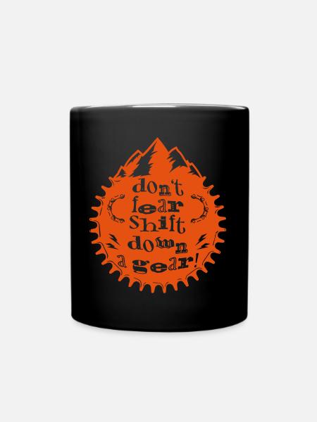 don't fear shift down gear - hollow - Tasse einfarbig - Schwarz