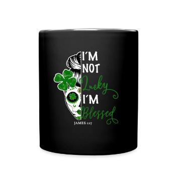 Christian Religious Verse - Full Colour Mug - black - Front