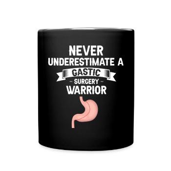 Gastric Bypass and Gastric Bypass Operation Design - Full Colour Mug - black - Front