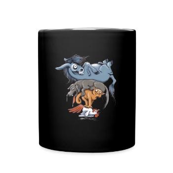 Worth A Try - Full Colour Mug - black - Front
