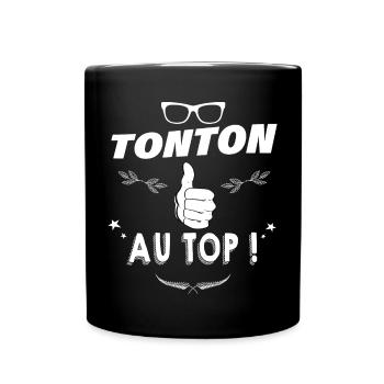 Tonton Au top Le meilleur Des Oncles - Mug uni - noir - Devant