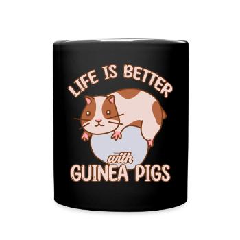 Guinea pig - Full Colour Mug - black - Front