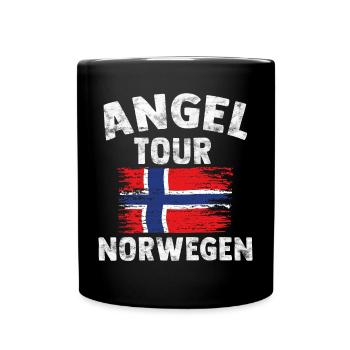 NORGE New - Angel Tour Norway Customizable - Full Colour Mug - black - Front