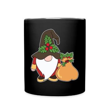 Noël Noël Gnomies - Mug uni - noir - Devant