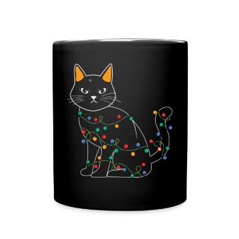 Cadeaux de Noël Noël - Mug uni - noir - Devant