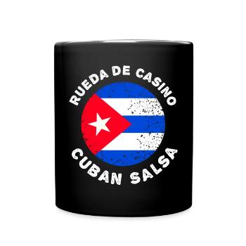 Rueda de Casino - Cuban Salsa - Tasse einfarbig - Schwarz - Vorne
