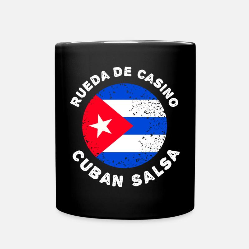 Rueda de Casino - Salsa cubaine - Mug uni - noir