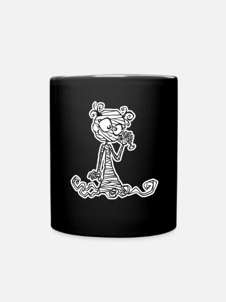 Vampir-Mumie - Tasse einfarbig - Schwarz