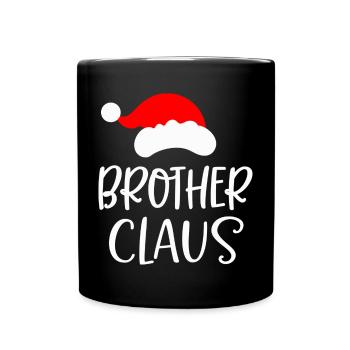 Bruder Bros Weihnachtsmann Lustig T-Shirt - Tasse einfarbig - Schwarz - Vorne