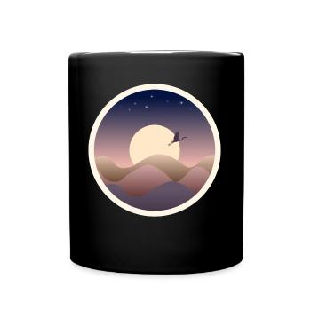 Plus qu’un coucher de soleil - Mug uni - noir - Devant