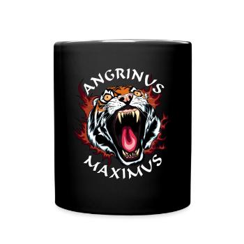 Angrinus Maximus - Tête De Tigre En Colère - Mug uni - noir - Devant