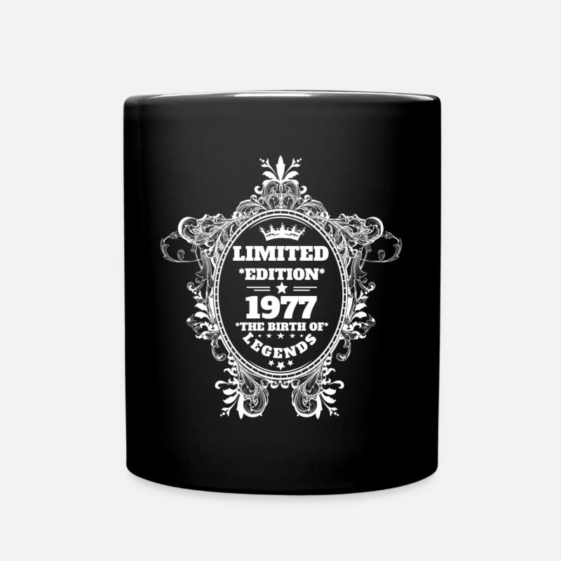 1977 - Tasse einfarbig - Schwarz
