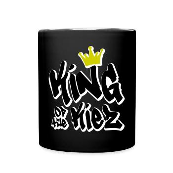King of the Kiez - Krone Hamburg Berlin Hanseatic City - Full Colour Mug - black - Front