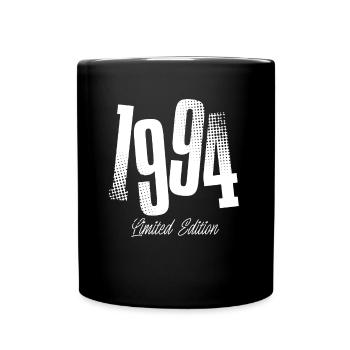 1994 Jahrgang Geburtstag Baujahr Geboren - Tasse einfarbig - Schwarz - Vorne