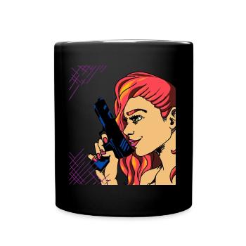 Silence at last - Full Colour Mug - black - Front