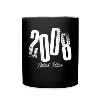 2008 Année de naissance Année de naissance - Mug uni - noir - Devant
