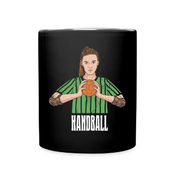 Joueur de handball Handball Outfit Handball Joueur de handball - Mug uni - noir - Devant