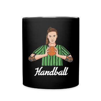Joueur de handball Handball Outfit Handball Joueur de handball - Mug uni - noir - Devant