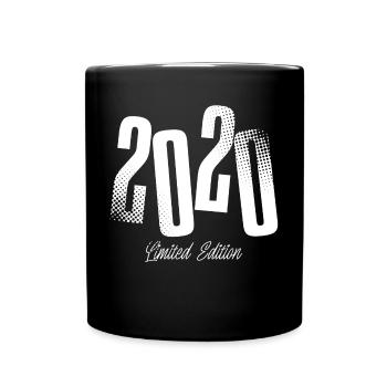 2020 Année de naissance Année de naissance - Mug uni - noir - Devant