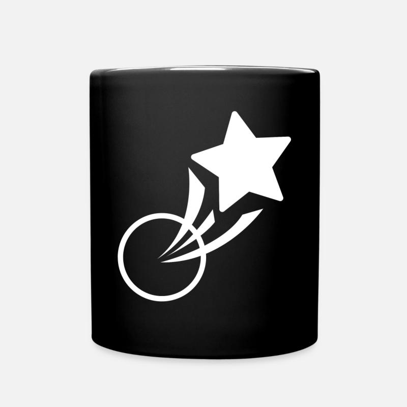 étoile, astre, étoile filante - Mug uni - noir
