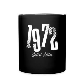 1972 Année de naissance Anniversaire Année de naissance - Mug uni - noir - Devant