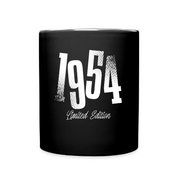 1954 Né l’année de naissance - Mug uni - noir - Devant