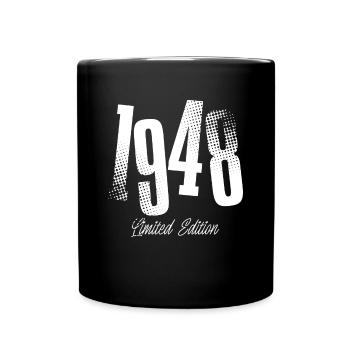 1948 Anniversaire de naissance Année de construction - Mug uni - noir - Devant