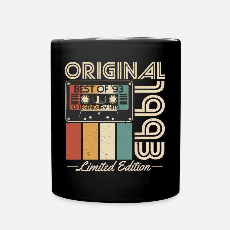 Original 1993 vintage vintage anniversaire rétro - Mug uni - noir