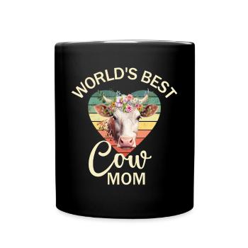 Cow cows - Full Colour Mug - black - Front