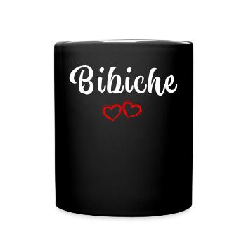 Bibiche Cadeau Femme - Mug uni - noir - Devant
