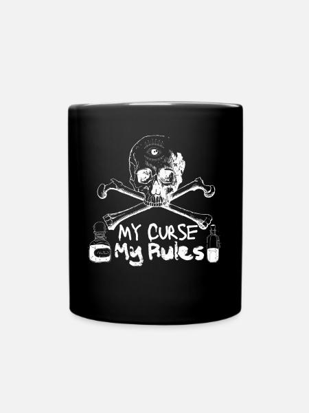Wicca ma malédiction mes règles - Mug uni - noir
