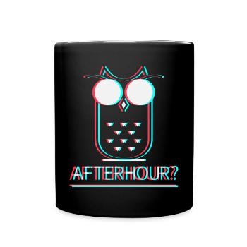 Afterhour Techno Raver Electro Rave Music Club - Mug uni - noir - Devant
