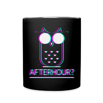 Afterhour Techno Raver Electro Rave Music Club - Mug uni - noir - Devant
