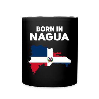 Dominikanische Republik - Tasse einfarbig - Schwarz - Vorne