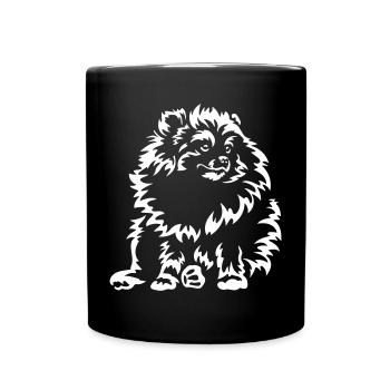 Dwarf Spitz "Black Edition" - Full Colour Mug - black - Front