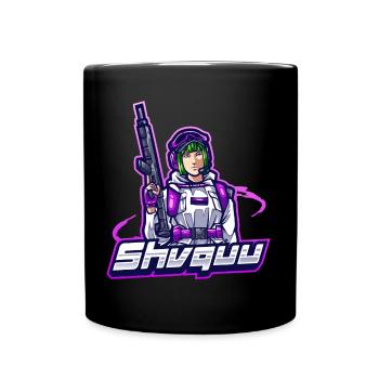 Shvquu - Tasse einfarbig - Schwarz - Vorne