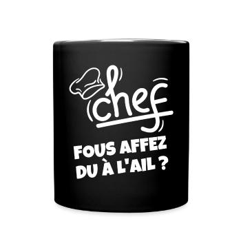 septième compagnie, 7ème compagnie, film culte - Mug uni - noir - Devant