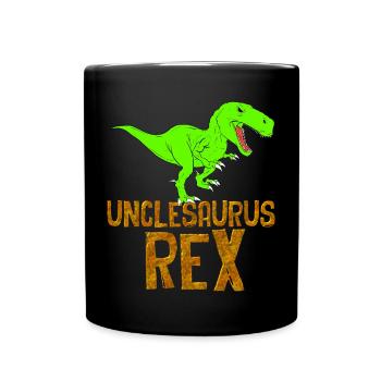 Oncle Rex Tonton Dinosaure - Mug uni - noir - Devant