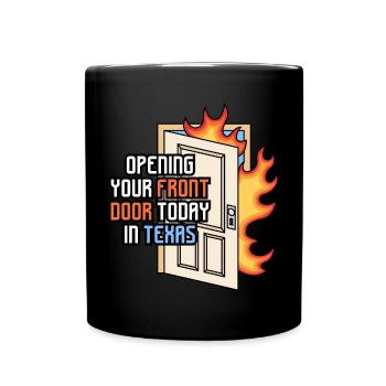 Texas Weather Summer Heat Design pour les fiers Texans - Mug uni - noir - Devant