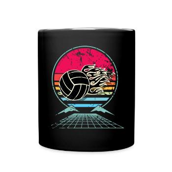Volleyball - Full Colour Mug - black - Front