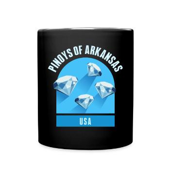 Design Fil-Am de l’Arkansas pour les fiers Pinoys - Mug uni - noir - Devant