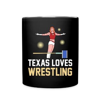 Conception de lutte au Texas pour les fiers fans du Texas - Mug uni - noir - Devant