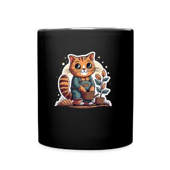 Cultivateur - Mug uni - noir - Devant