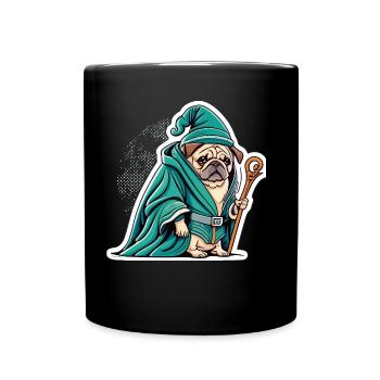 Zauberer - Tasse einfarbig - Schwarz - Vorne