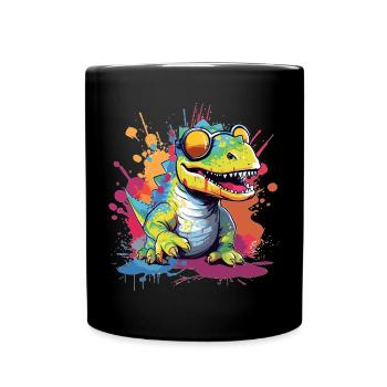 Dino - Mug uni - noir - Devant