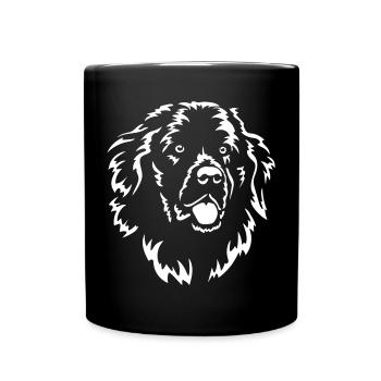 Newfoundland Head "Black Edition" - Full Colour Mug - black - Front