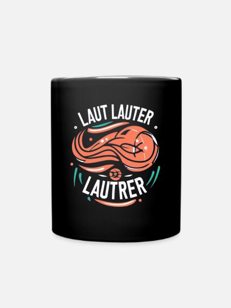 Vector TShirt Football Design Text Kaiserslautern - Tasse einfarbig - Schwarz