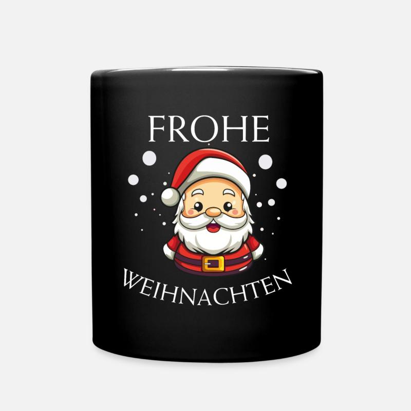Weihnachtsmann - Weihnachten Geschenke - Tasse einfarbig - Schwarz